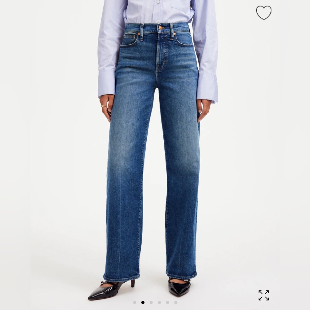 NWT Madewell perfect vintage wide leg Jean 26
